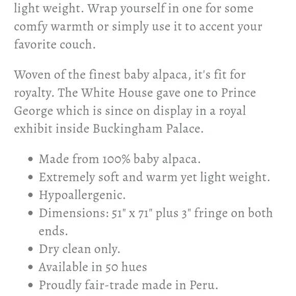 Alicia Adams Alpaca Light Aqua Throw Blanket